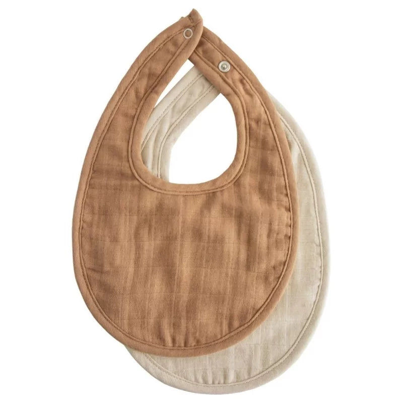 Mushie - Bavoir en mousseline