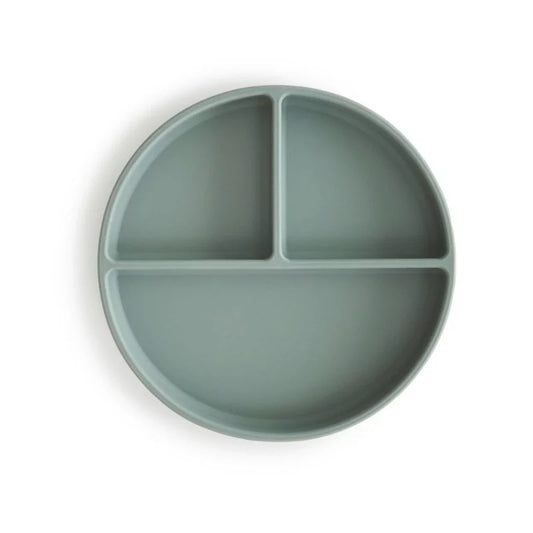 Mushie - Assiette à ventouse - Verte
