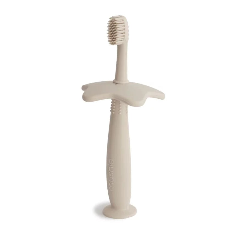 Mushie - Brosse à dents - sable