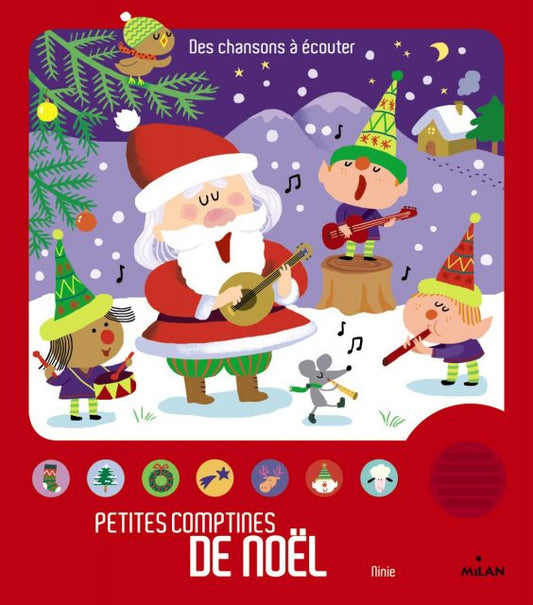 Livre sonore - Petites comptines de noel