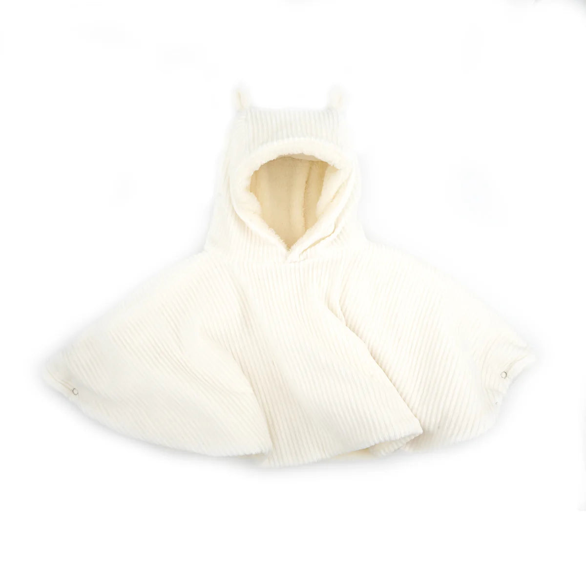 Poncho bébé écru