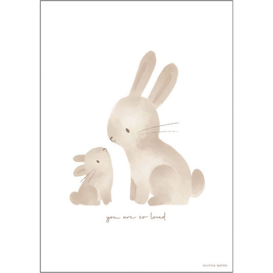 Little Dutch Poster A3 - Baby bunny