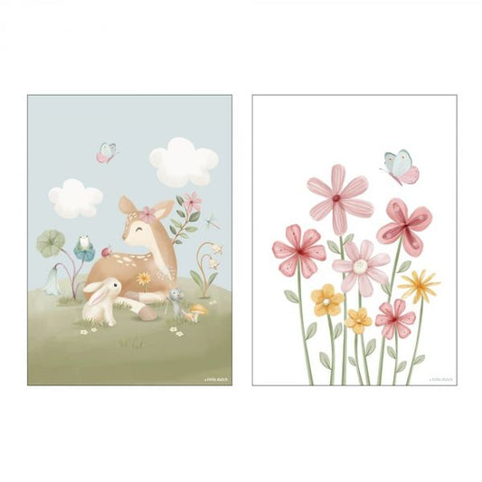 Little Dutch Poster A3 - Fairy Garden