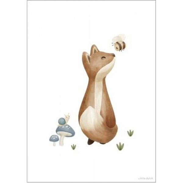 Little Dutch Poster A3 - Forest friend