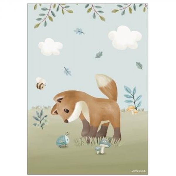 Little Dutch Poster A3 - Forest friend