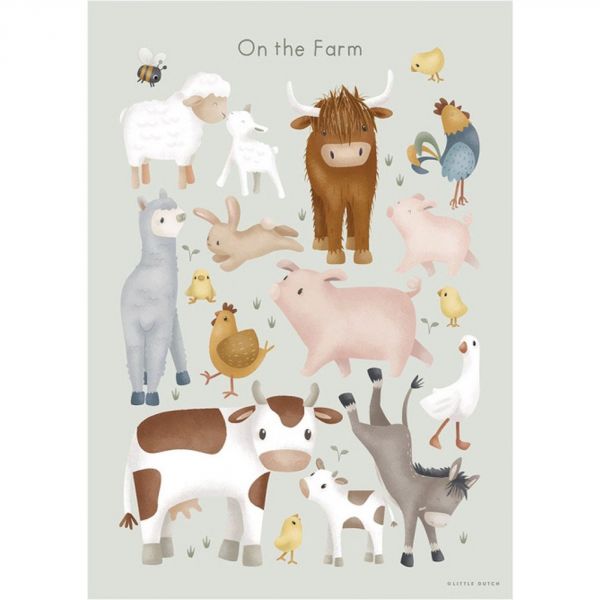 Little Dutch Poster A3 - Little Farm