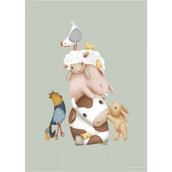 Little Dutch Poster A3 - Little Farm
