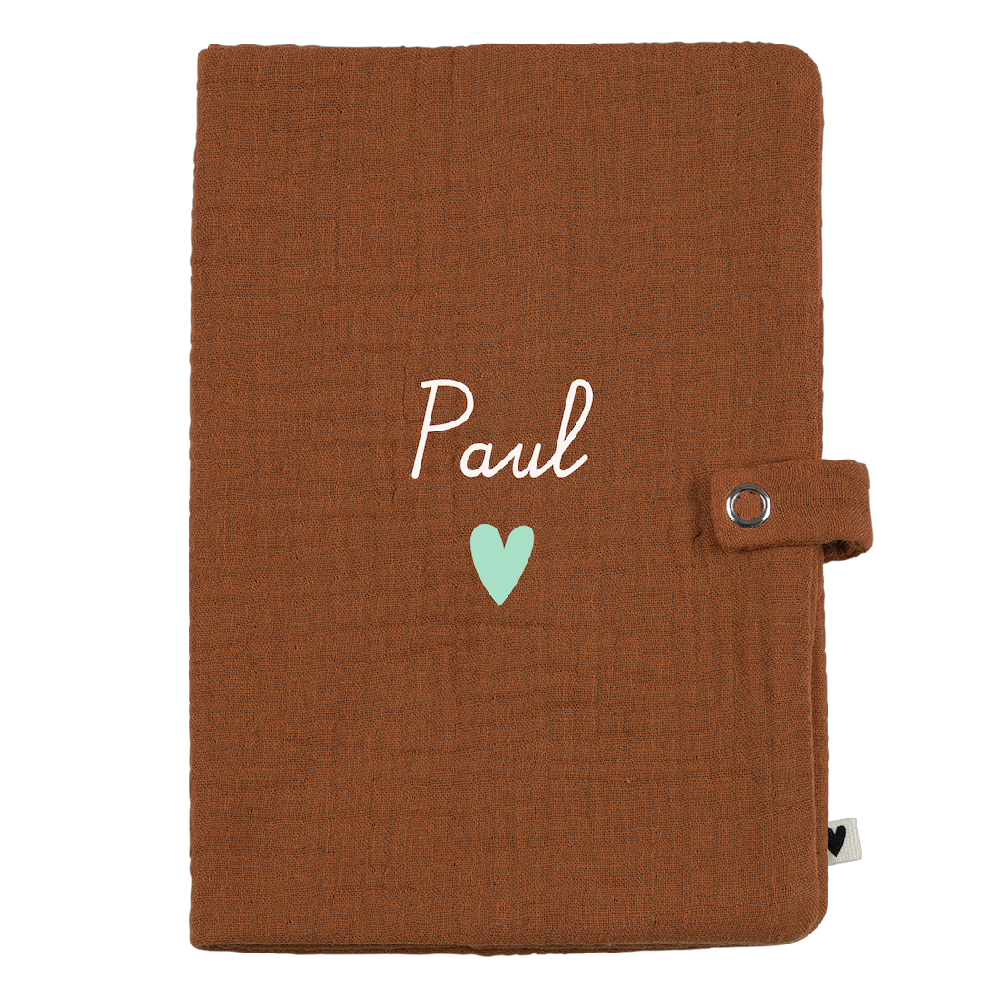 Atelier Wagram | Protège carnet gaze caramel