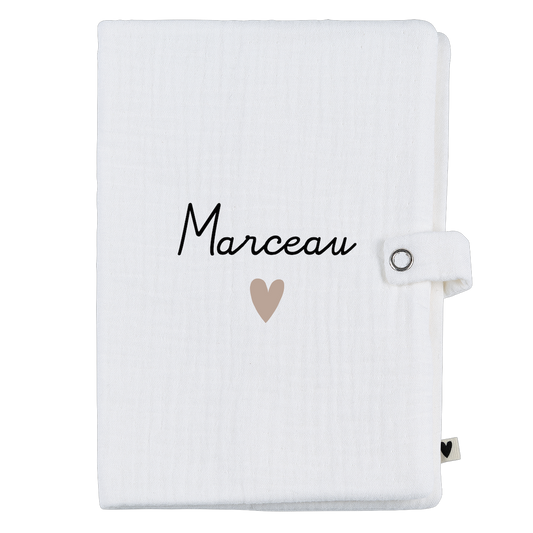 Atelier Wagram | Protège carnet gaze écru
