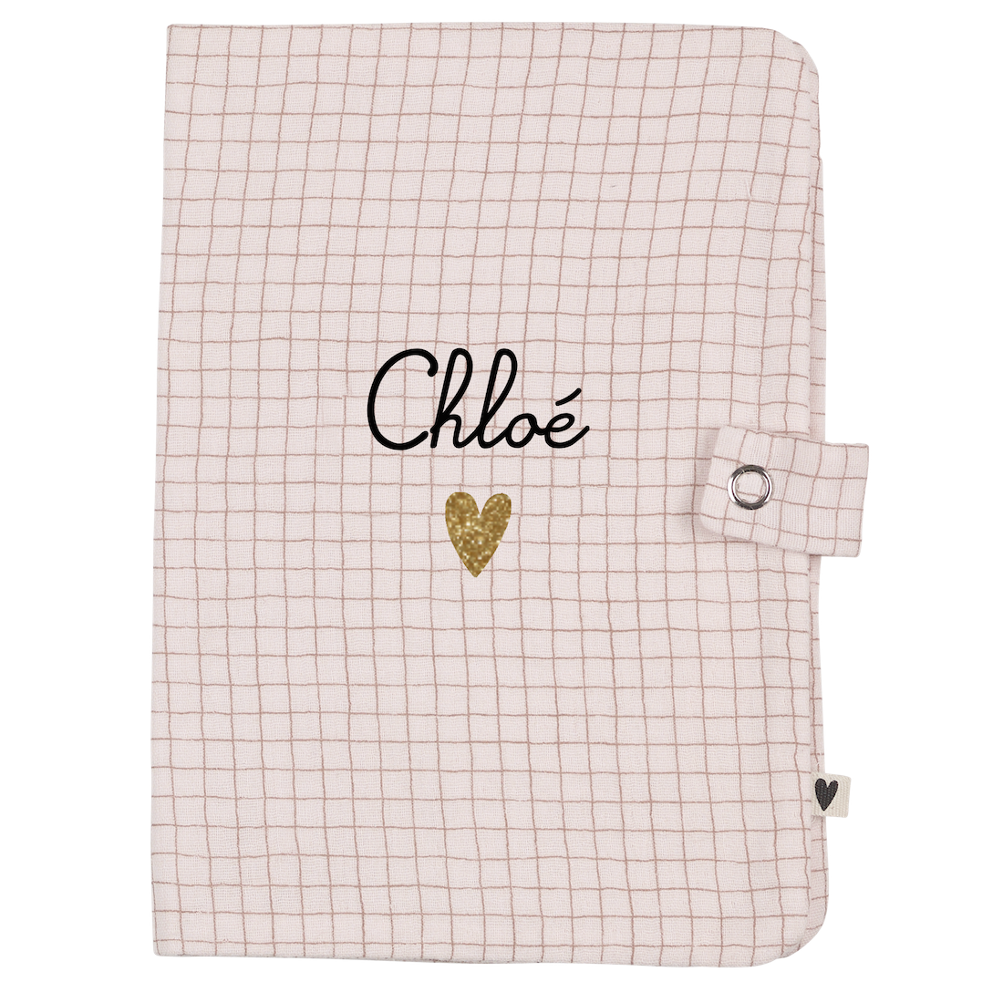 Atelier Wagram | Protège carnet gaze petits carreaux