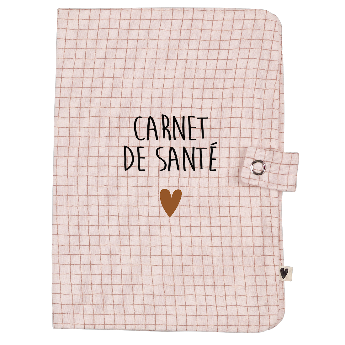 Atelier Wagram | Protège carnet gaze petits carreaux