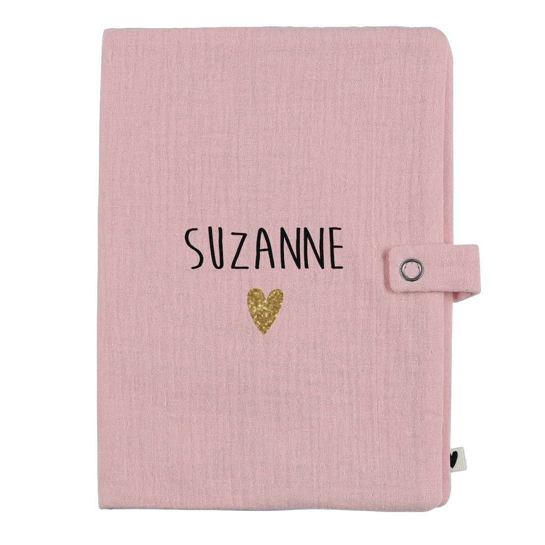 Atelier Wagram | Protège carnet gaze rose