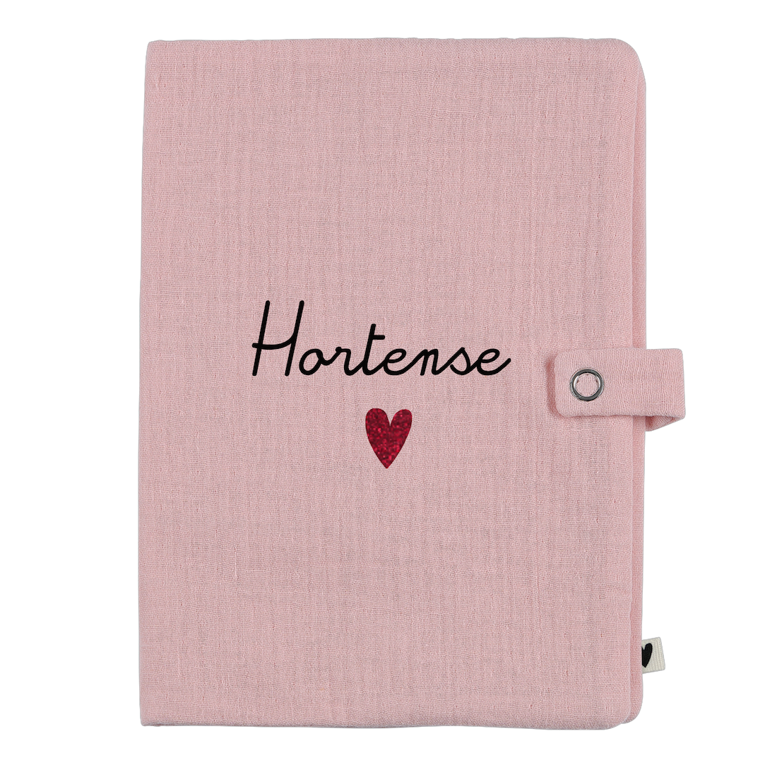 Atelier Wagram | Protège carnet gaze rose