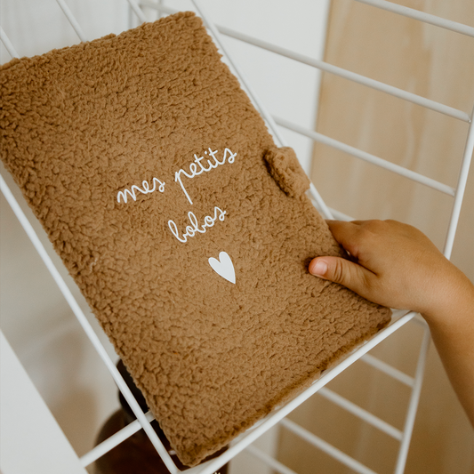 Atelier Wagram | Protège carnet moumoute cacao
