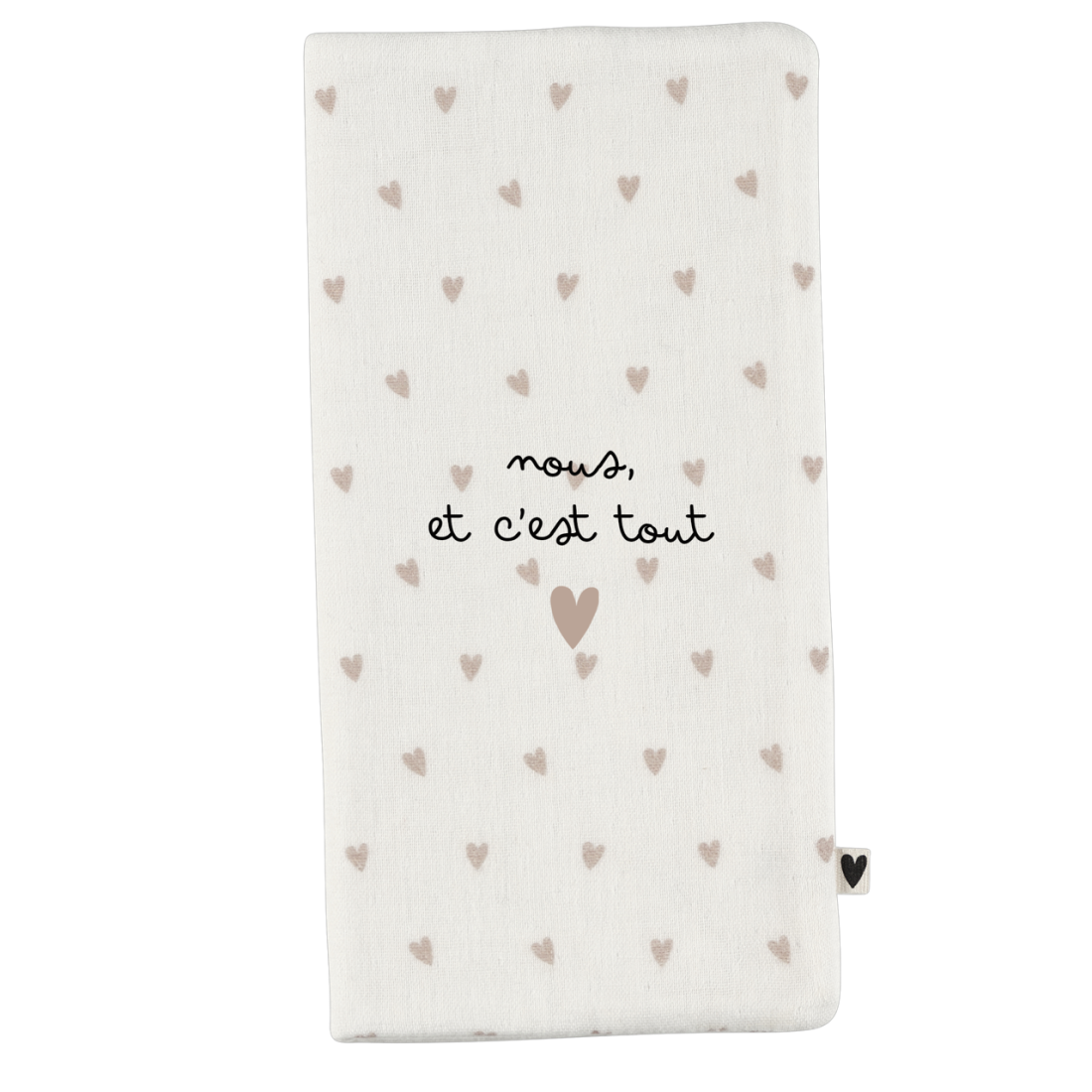Atelier Wagram | Protège livret de famille gaze cœur