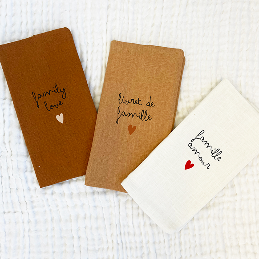 Atelier Wagram | Protège livret de famille lin camel