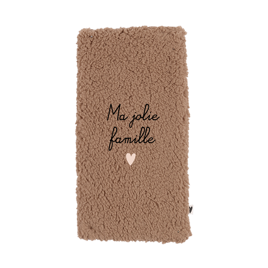 Atelier Wagram | Protège livret de famille moumoute cacao