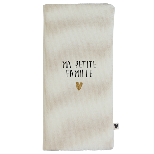 Atelier Wagram | Protège livret de famille velours écru