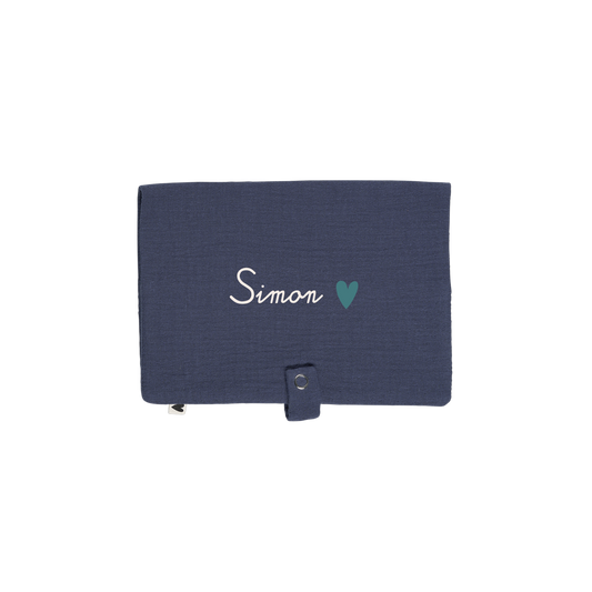 Atelier Wagram | Range couche gaze bleu jean