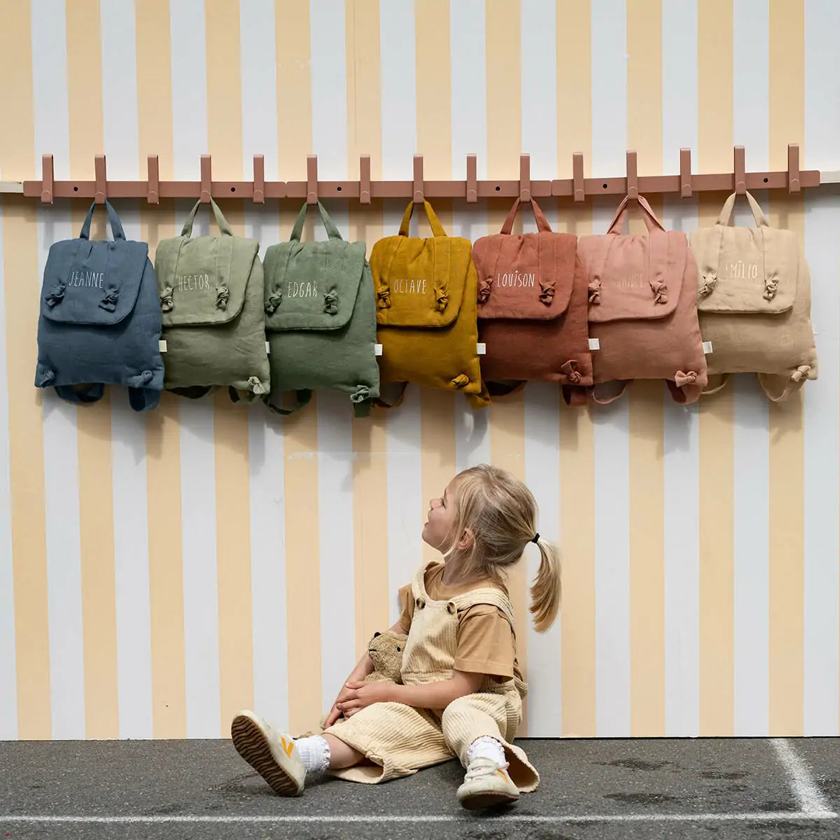 Petit picotin - Sac à dos Olive