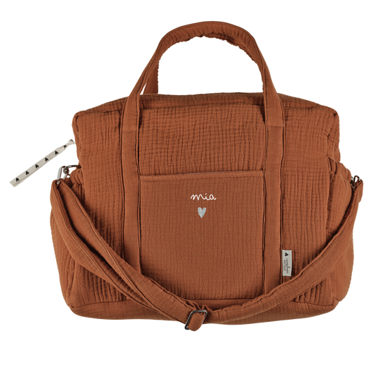 Atelier Wagram - Sac a langer gaze Caramel