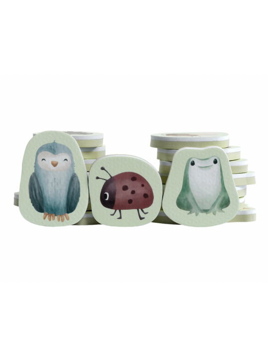 Little dutch - Stickers de bain en mousse - Forest Friends