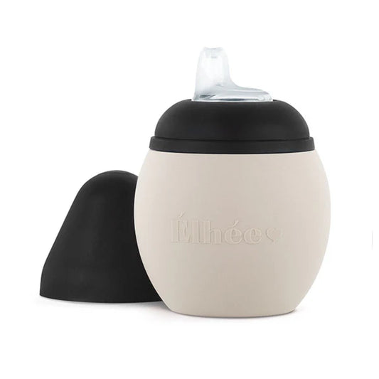 Elhée - Tasse d'apprentissage Anti-Fuite | Sand/Black