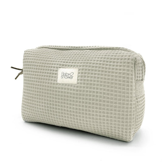 Baby shower - trousse toilette camila waffle dune